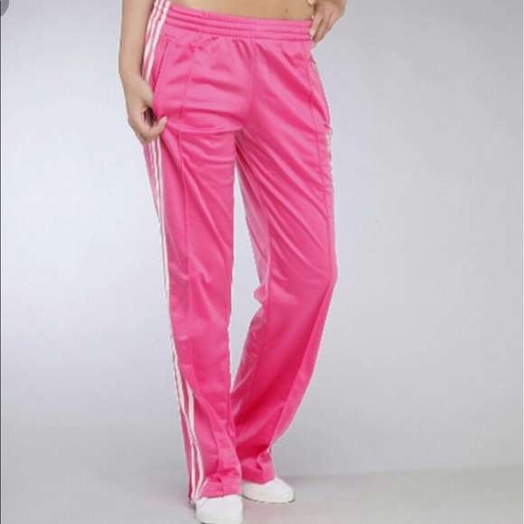 Adidas Firebird Track Pants Pink Large 